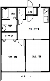 愛日ハイツ早田間取図